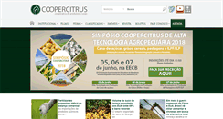 Desktop Screenshot of coopercitrus.com.br